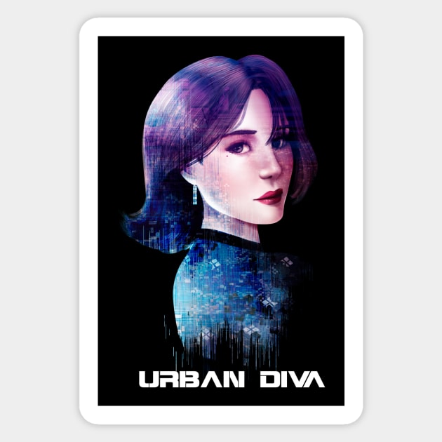 Urban Diva 09 Sticker by raulovsky